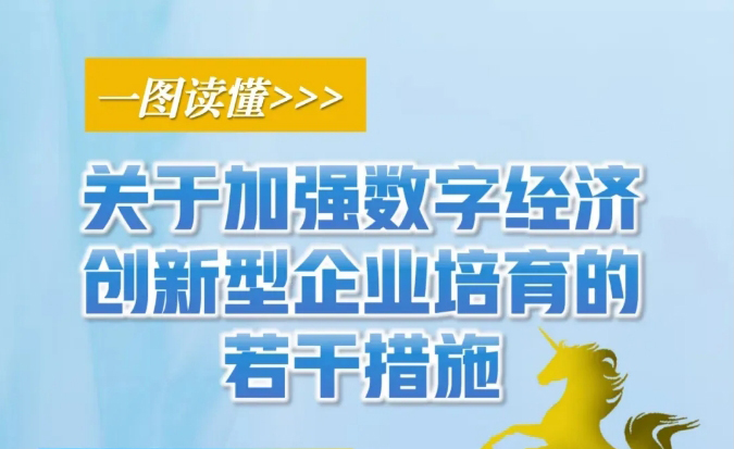 一图读懂 | 关于加强数字经济创新型企业培育的若干措施
